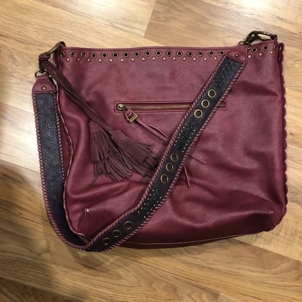 Steven by Steve Madden maroon bag